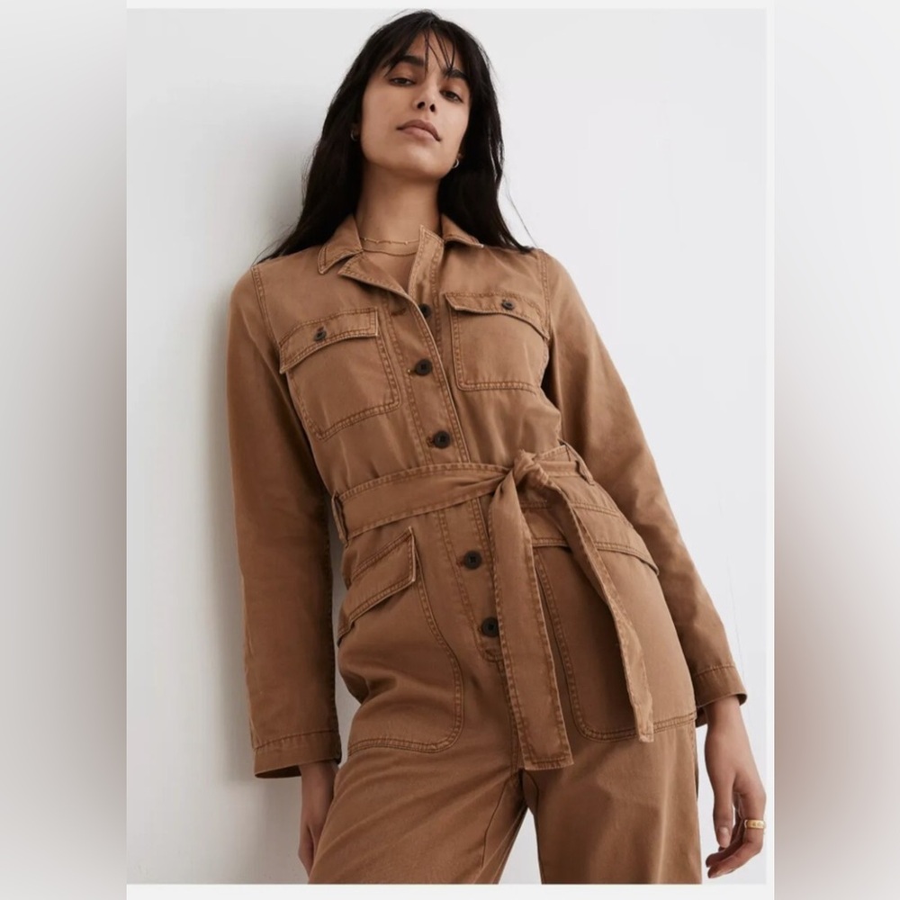 Madewell Fatigue Jumpsuit xl camel